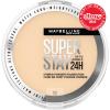 Maybelline Super Stay Up to 24HR Hybrid Powder-Foundation, Medium-to-Full Coverage Makeup, Matte Finish, 128, 1 Count(SUPERSTAY POWDER 118)