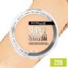 Maybelline Super Stay Up to 24HR Hybrid Powder-Foundation, Medium-to-Full Coverage Makeup, Matte Finish, 128, 1 Count(SUPERSTAY POWDER 220)