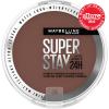 Maybelline Super Stay Up to 24HR Hybrid Powder-Foundation, Medium-to-Full Coverage Makeup, Matte Finish, 128, 1 Count(SUPERSTAY POWDER 375)