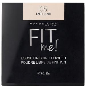 Maybelline Fit Me Loose Setting Powder, Face Powder and Finishing Makeup, Medium, 1 Count(05 FAIR)