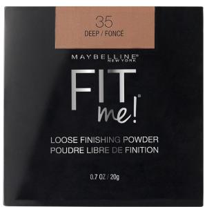 Maybelline Fit Me Loose Setting Powder, Face Powder and Finishing Makeup, Medium, 1 Count(35 DEEP)