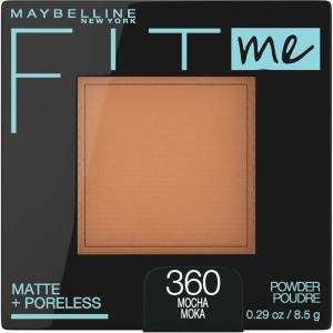 Maybelline Fit Me Matte + Poreless Pressed Face Powder Makeup & Setting Powder, Java, 1 Count(360 MOCHA)
