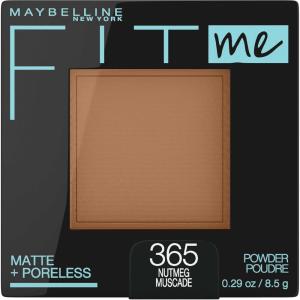 Maybelline Fit Me Matte + Poreless Pressed Face Powder Makeup & Setting Powder, Java, 1 Count(365 NUTMEG)