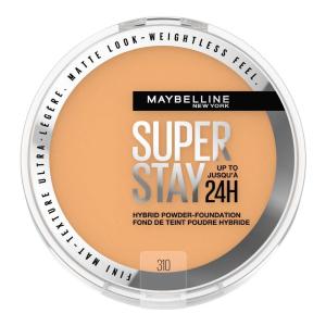 Maybelline Super Stay Up to 24HR Hybrid Powder-Foundation, Medium-to-Full Coverage Makeup, Matte Finish, 128, 1 Count(SUPERSTAY POWDER 310)