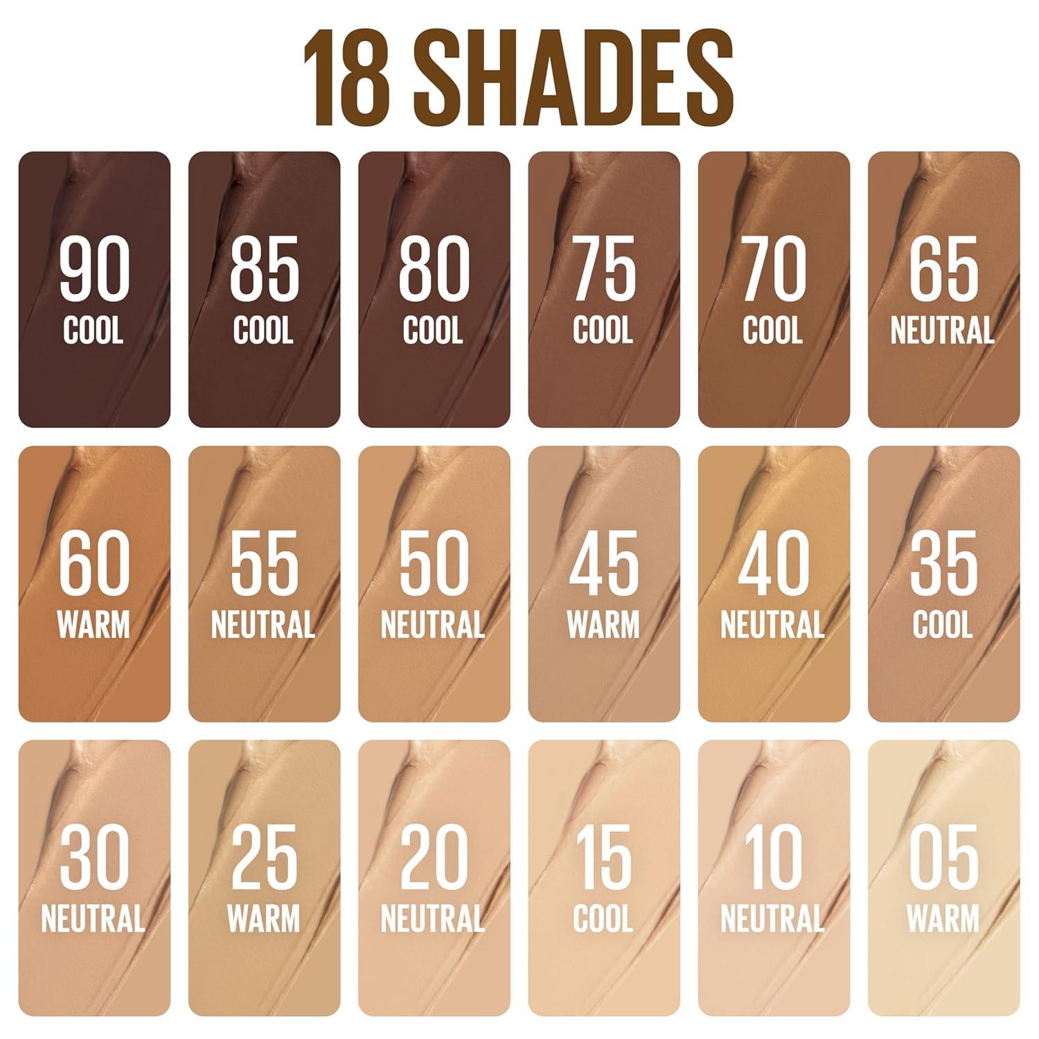 imageMaybelline Lifter Stix MultiUse Face Stick Contour Bronzer Concealer and Foundation Stick AllInOne Creamy Face Makeup with Cranberry Seed Oil 50 1 Count60 Warm