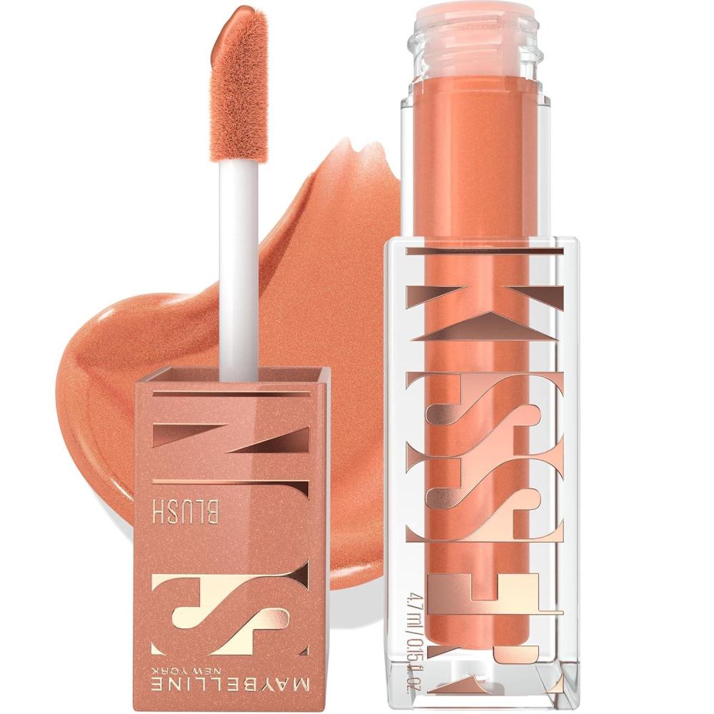 imageMaybelline Sunkisser MultiUse Liquid Blush and Bronzer Blendable Longwear Glowy Make Up Sol Search 1 CountDownton Rush