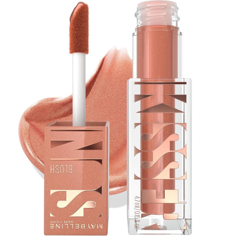 imageMaybelline Sunkisser MultiUse Liquid Blush and Bronzer Blendable Longwear Glowy Make Up Sol Search 1 CountShades On