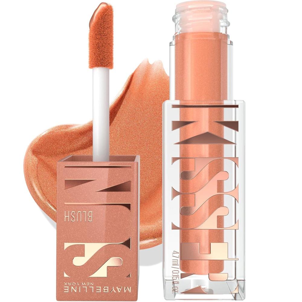 imageMaybelline Sunkisser MultiUse Liquid Blush and Bronzer Blendable Longwear Glowy Make Up Sol Search 1 CountSun Tempt