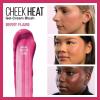 Maybelline New York Cheek Heat Gel-Cream Blush Makeup, Lightweight, Breathable Feel, Sheer Flush Of Color, Natural-Looking, Dewy Finish, Oil-Free, Coral Ember, 1 Count(35 BERRY FLAME)
