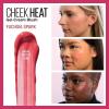 Maybelline New York Cheek Heat Gel-Cream Blush Makeup, Lightweight, Breathable Feel, Sheer Flush Of Color, Natural-Looking, Dewy Finish, Oil-Free, Coral Ember, 1 Count(25 FUCHSIA SPARK)