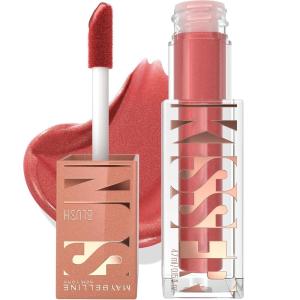 Maybelline Sunkisser Multi-Use Liquid Blush and Bronzer, Blendable, Longwear, Glowy Make Up, Sol Search, 1 Count(City Sizzle)
