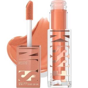 Maybelline Sunkisser Multi-Use Liquid Blush and Bronzer, Blendable, Longwear, Glowy Make Up, Sol Search, 1 Count(Downton Rush)