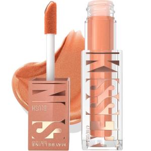 Maybelline Sunkisser Multi-Use Liquid Blush and Bronzer, Blendable, Longwear, Glowy Make Up, Sol Search, 1 Count(Sun Tempt)