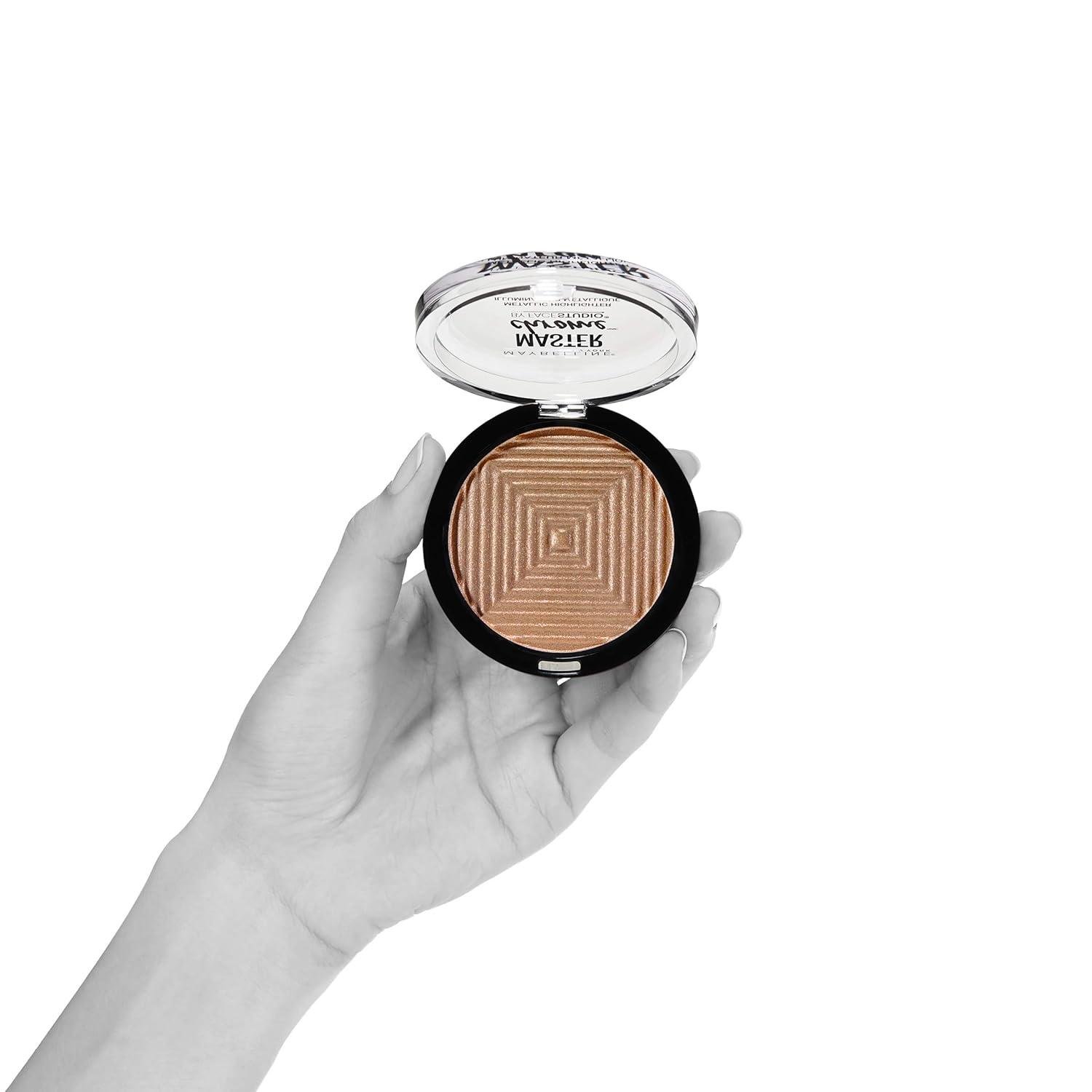 imageMaybelline New York Facestudio Master Chrome Metallic Highlighter Makeup Molten Topaz 019 Ounce50 MOLTEN ROSE GOLD