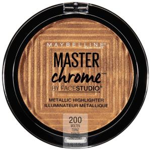 Maybelline New York Facestudio Master Chrome Metallic Highlighter Makeup, Molten Topaz, 0.19 Ounce(Molten Topaz)