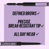 Maybelline Express Brow Ultra Slim Deep Brown Eyebrow Pencil and Super Lock Clear Brow Gel Bundle