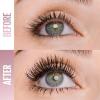 Maybelline Lash Sensational Sky Tubes Tubing Mascara, Extension-Like Lengthening Mascara, 24HR Eye Makeup with Shea Butter & Castor Oil, Very Black, 1 Count