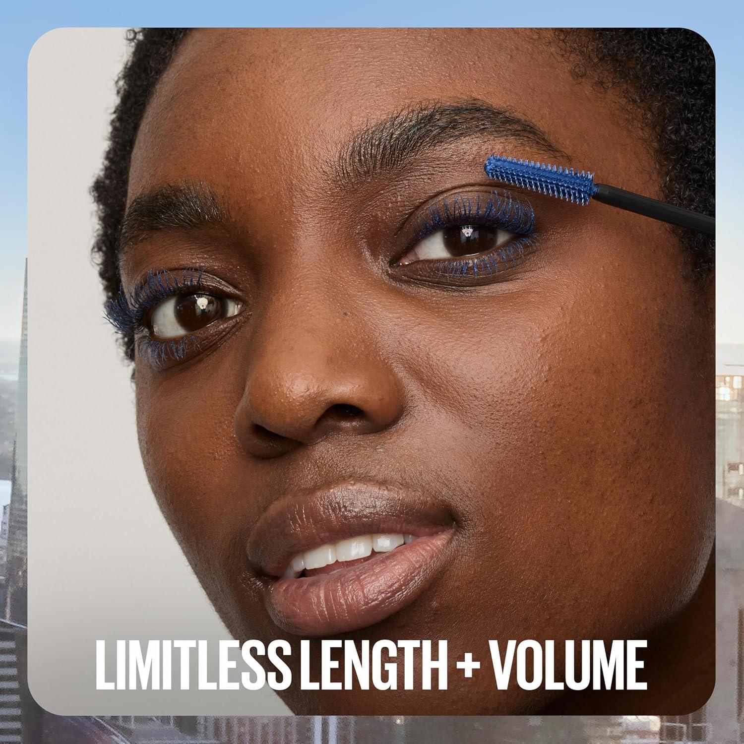 imageMaybelline Lash Sensational Sky High Mascara Makeup Volumizing Lengthening Defining Curling Multiplying Buildable Washable Formula Navy Records 1 Count