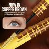 Maybelline The Colossal Bubble Mascara, Buildable Mascara Volume and Length Formula for Bold, Separated, Sleek Lashes, Washable Formula, Copper Brown, 1 Count(Brown)