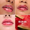 MAYBELLINE Lifter Oil-in-Gel Lip Gloss for Glassy, Bouncy Shine, Hydrating, Tinted Lip Balm and Moisturizer with Hyaluronic Acid and Passionfruit Oil, Blue Boba (Sheer Blue Pearl)(Melon-Ade)