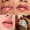 MAYBELLINE Lifter Oil-in-Gel Lip Gloss for Glassy, Bouncy Shine, Hydrating, Tinted Lip Balm and Moisturizer with Hyaluronic Acid and Passionfruit Oil, Blue Boba (Sheer Blue Pearl)(Vanilla Horchata)