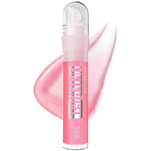 MAYBELLINE Lifter Oil-in-Gel Lip Gloss for Glassy, Bouncy Shine, Hydrating, Tinted Lip Balm and Moisturizer with Hyaluronic Acid and Passionfruit Oil, Blue Boba (Sheer Blue Pearl)(Sugar Spritz)