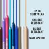 Maybelline TattooStudio Long-Lasting Sharpenable Eyeliner Pencil, Deep Onyx + Polished White Bundle(820 BISCOTTI CREAM)
