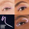 Maybelline TattooStudio Long-Lasting Sharpenable Eyeliner Pencil, Deep Onyx + Polished White Bundle(821 STARDUST CHROME)