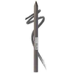 Maybelline TattooStudio Long-Lasting Sharpenable Eyeliner Pencil, Deep Onyx + Polished White Bundle(901 INTENSE CHARCOAL)