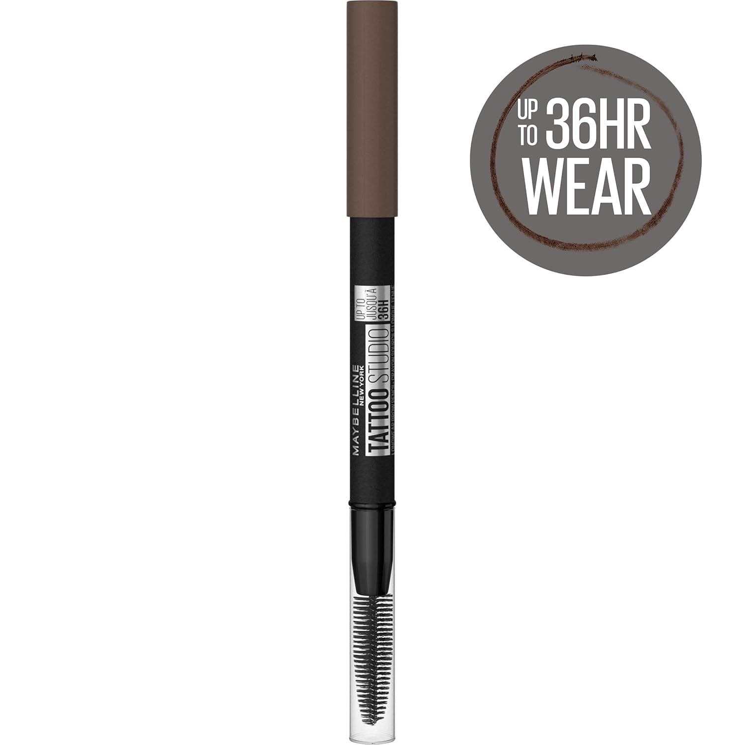 image:imageMaybelline TattooStudio Waterproof Eyebrow Pencil Sharpenable Longwear Long Lasting Pigmented Eyebrow Pencil for Defined Brows Light Blonde 1 Count260 DEEP BROWN