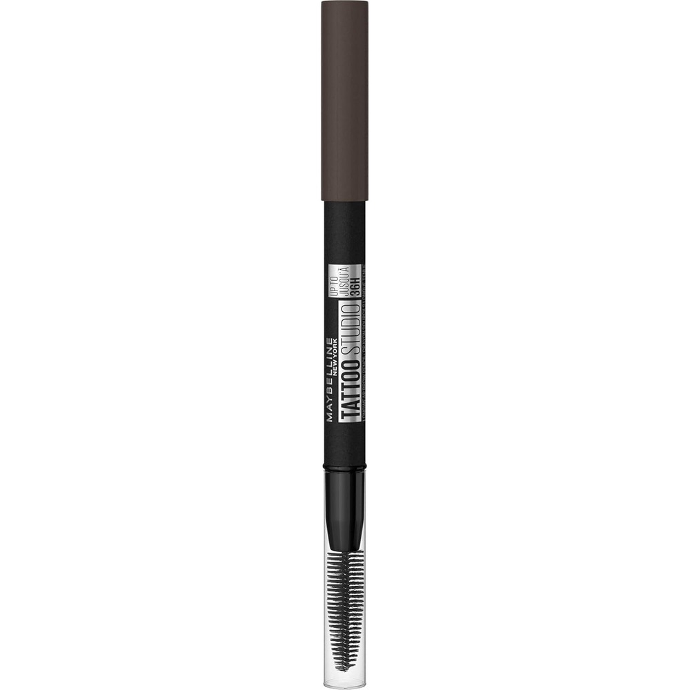 image:imageMaybelline TattooStudio Waterproof Eyebrow Pencil Sharpenable Longwear Long Lasting Pigmented Eyebrow Pencil for Defined Brows Light Blonde 1 Count262 BLACK BROWN