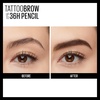 Maybelline TattooStudio Waterproof Eyebrow Pencil, Sharpenable, Longwear, Long Lasting, Pigmented Eyebrow Pencil for Defined Brows, Light Blonde, 1 Count(257 MEDIUM BROWN)