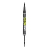 Maybelline Brow Inserts Eyebrow Pen, Micro Needle Shaped 2-In-1 Dual-Ended Brow Makeup Pen and Gel, Water-Resistant, Smudge Proof for Up to 36-HR Wear, Medium Brown(Black Brown)